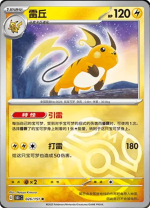 Raichu Master Ball Holo