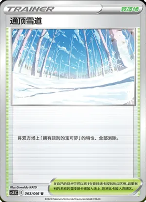 通顶雪道