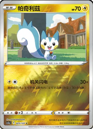 Pachirisu Reverse Holo