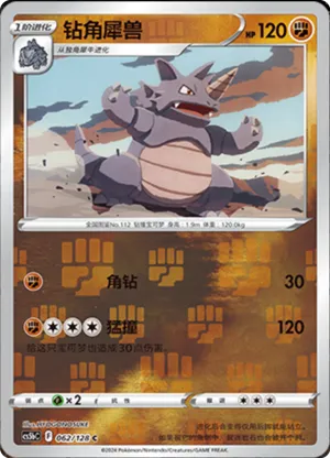 Rhydon Reverse Holo