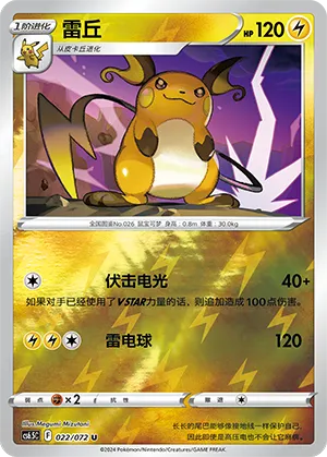 Raichu Reverse Holo