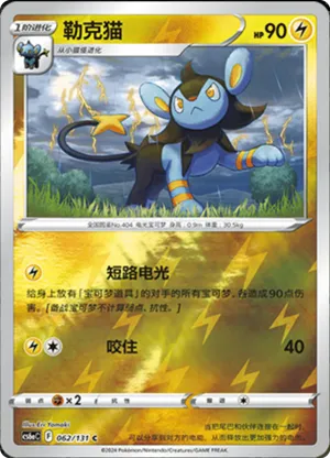 Luxio Reverse Holo