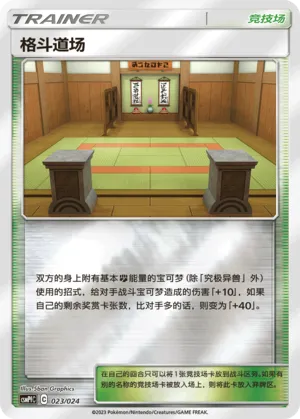 Martial Arts Dojo Reverse Holo