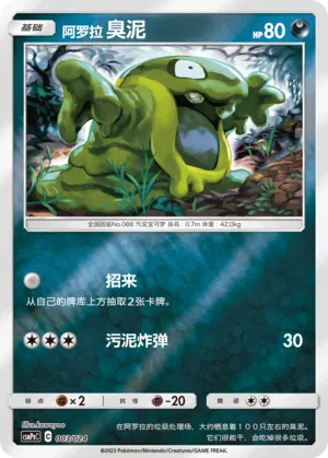 Alolan Grimer Reverse Holo