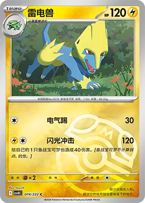 Manectric Master Ball Holo