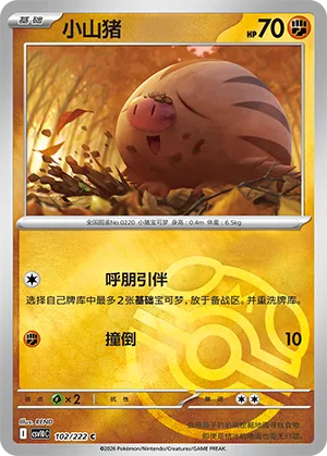 Swinub Master Ball Holo