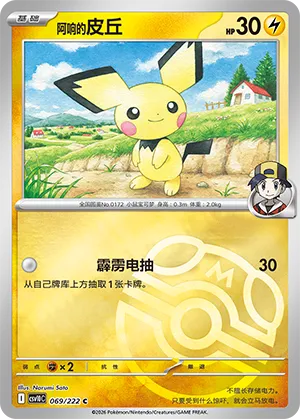 Ethan's Pichu Master Ball Holo