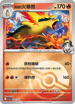 Ethan's Typhlosion Pokeball Holo