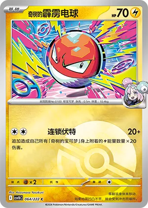Iono's Voltorb Pokeball Holo