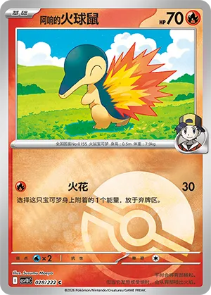Ethan's Cyndaquil Pokeball Holo