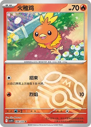 Torchic Master Ball Holo