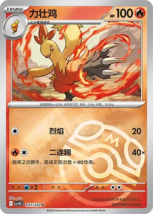 Combusken Master Ball Holo
