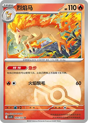 Rapidash Pokeball Holo