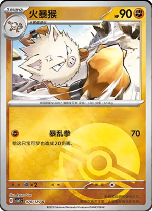Primeape Pokeball Holo