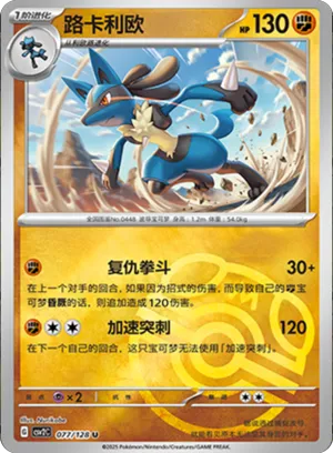 Lucario Master Ball Holo