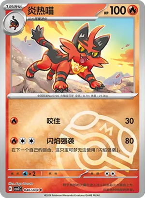 Torracat Master Ball Holo
