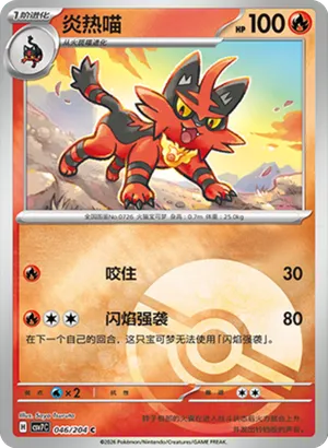 Torracat Pokeball Holo