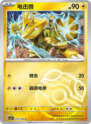 Electabuzz Master Ball Holo