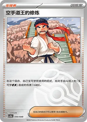 Black Belt's Training Master Ball Holo