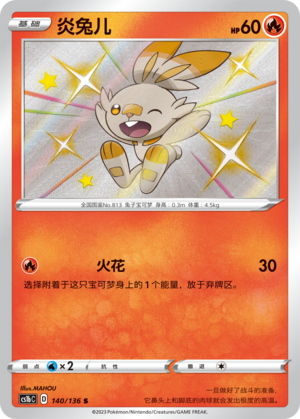 Scorbunny 140/335 Dynamax Clash - Set B