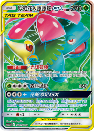 Venusaur & Snivy GX 062/160 Striking Competition