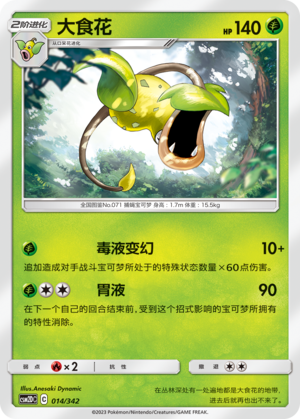 Victreebel 014 Shining Synergy GX Starter Deck