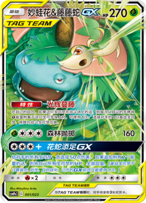 Venusaur & Snivy GX 001 Battle Party Set Grass Deck