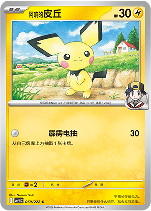 Ethan's Pichu 069 Chasing Glory Together