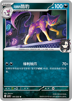 Marnie's Liepard 141 Chasing Glory Together