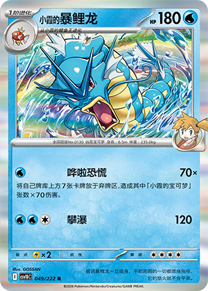 Misty's Gyarados 049 Chasing Glory Together