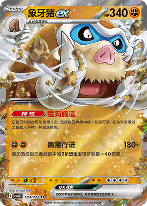Mamoswine ex 104 Chasing Glory Together