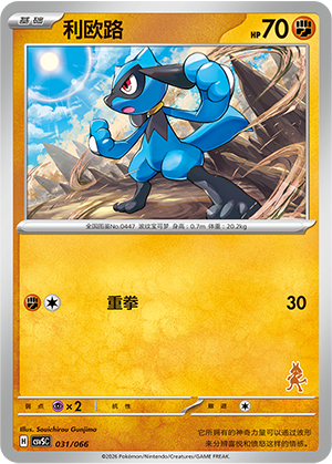 Riolu 031 Battle Academy