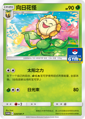 Sunflora 020 Sun & Moon Promos